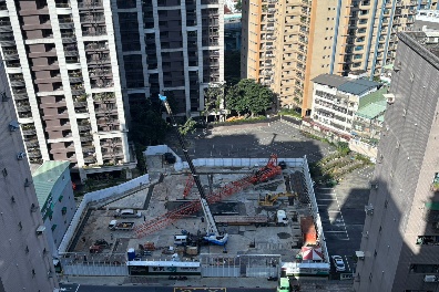 Continuous wall construction completed